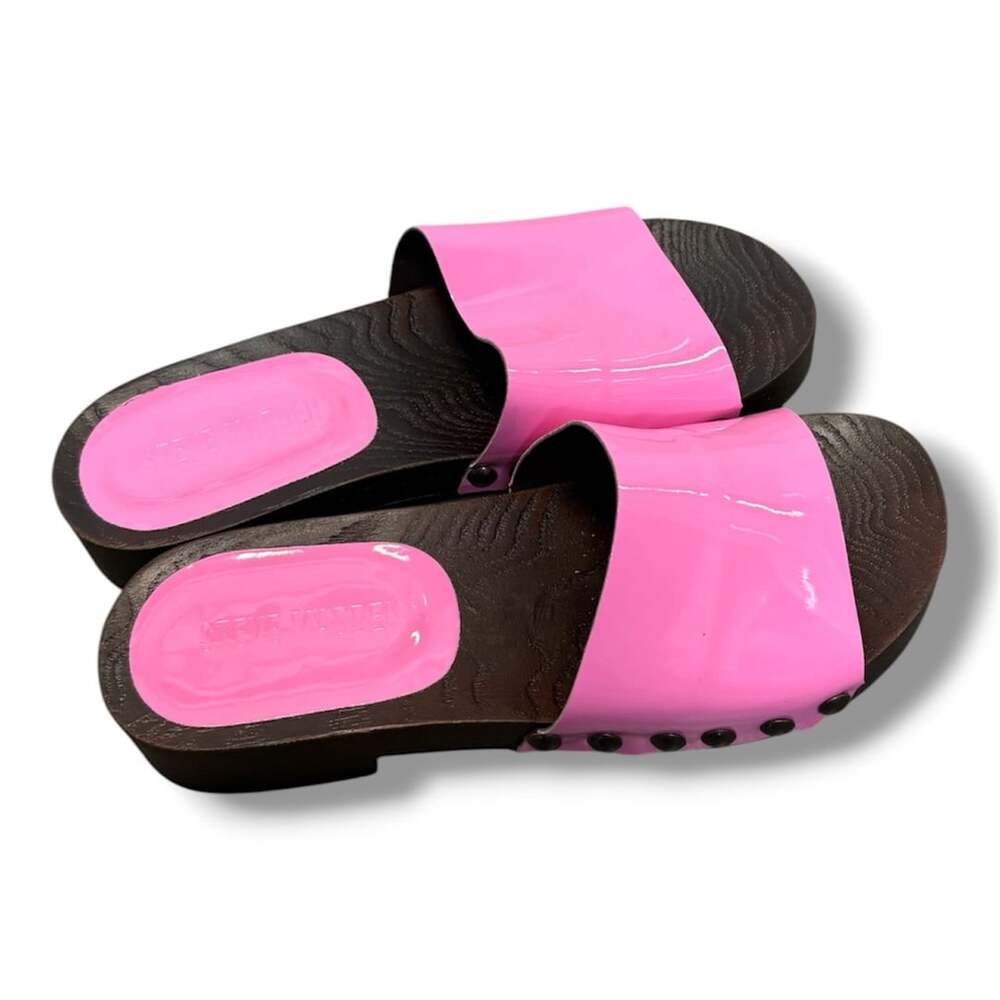 Y2K made in Italy Steve Madden pink clogs